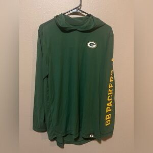 Nike Green Bay Packers Hooded Long Sleeve - Mens